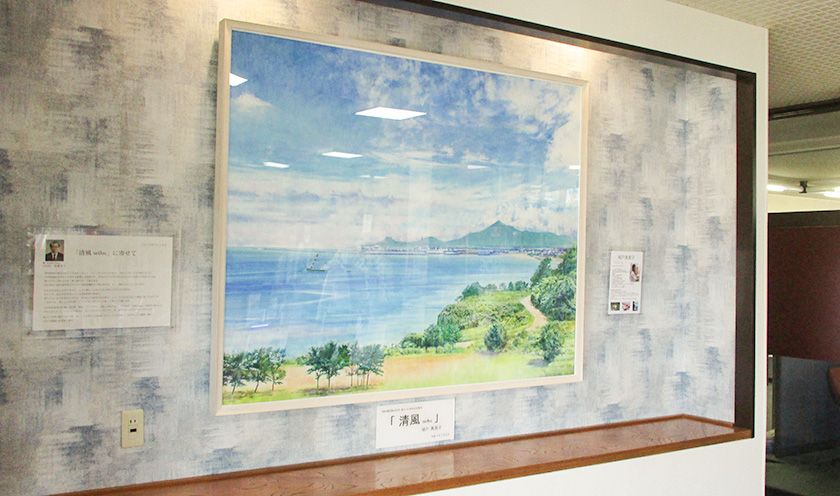 相村建設株式会社 玄関ロビーの絵画